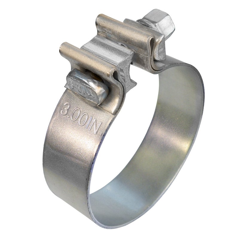 ROADFORMER 3 inch Exhaust Clamp Narrow Band Clamps - Aluminized Steel - Image 1